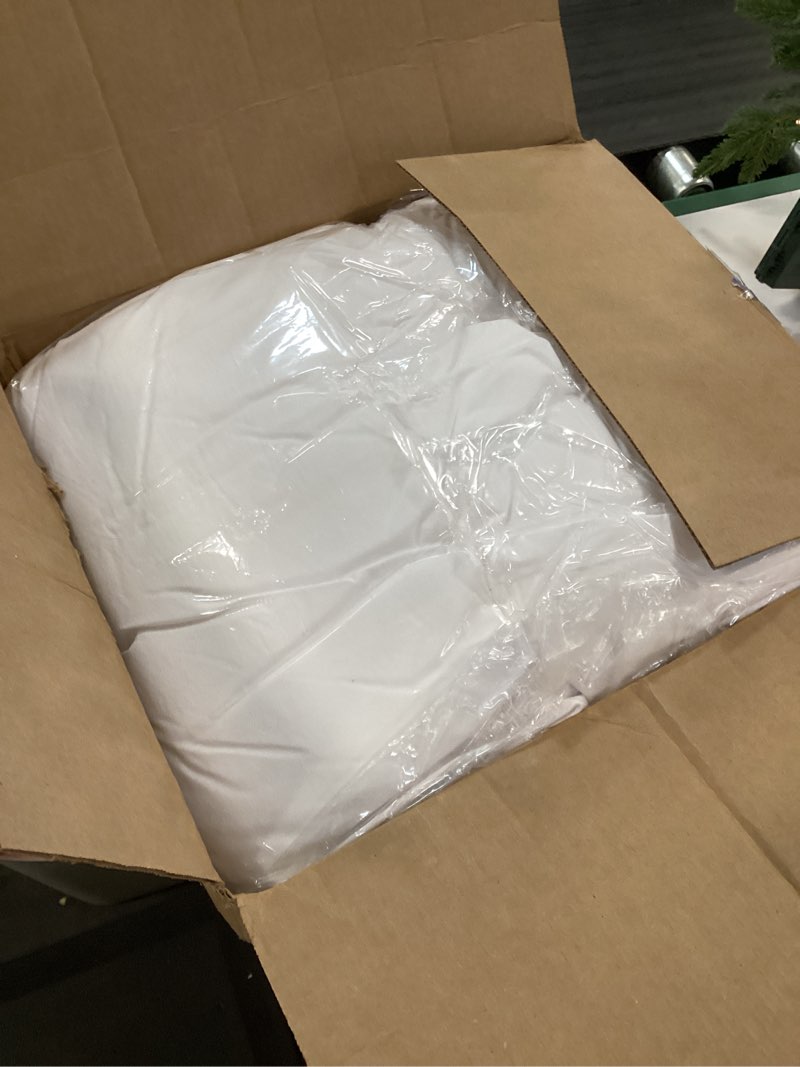 Condition photo showing As Is for Pillowflex Synthetic Down Pillow Insert - 26x26 Down Alternative, Ultra Soft Large Square European Throw Pillow, Couch Euro Sham, Bed - 1 Decorative Form 26 Inch by 26 Inch