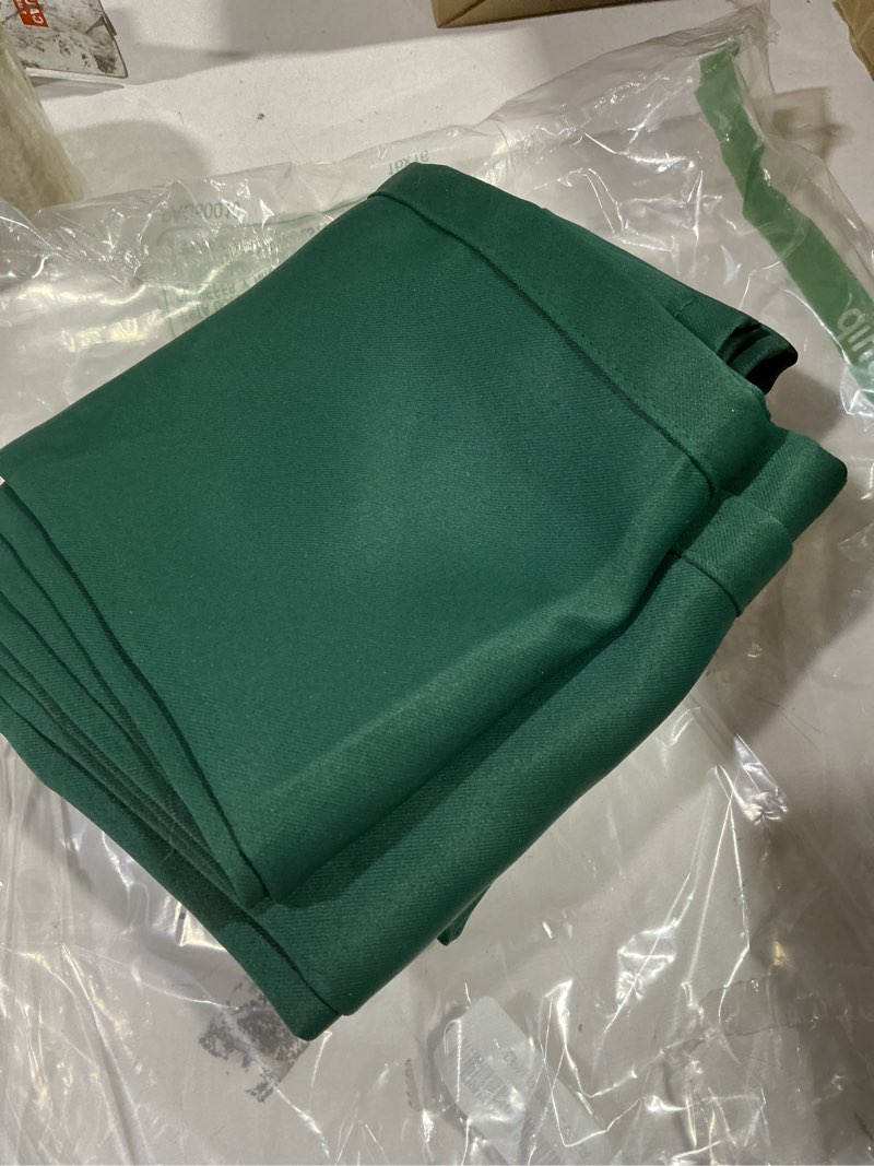 Condition photo showing Good Condition for ChrisDowa Grommet Blackout Curtains for Bedroom and Living Room - 2 Panels Set Thermal Insulated Room Darkening Curtains (Forest Green, 42W x 63L) 42"W x 63"L (Pack of 2) Forest Green