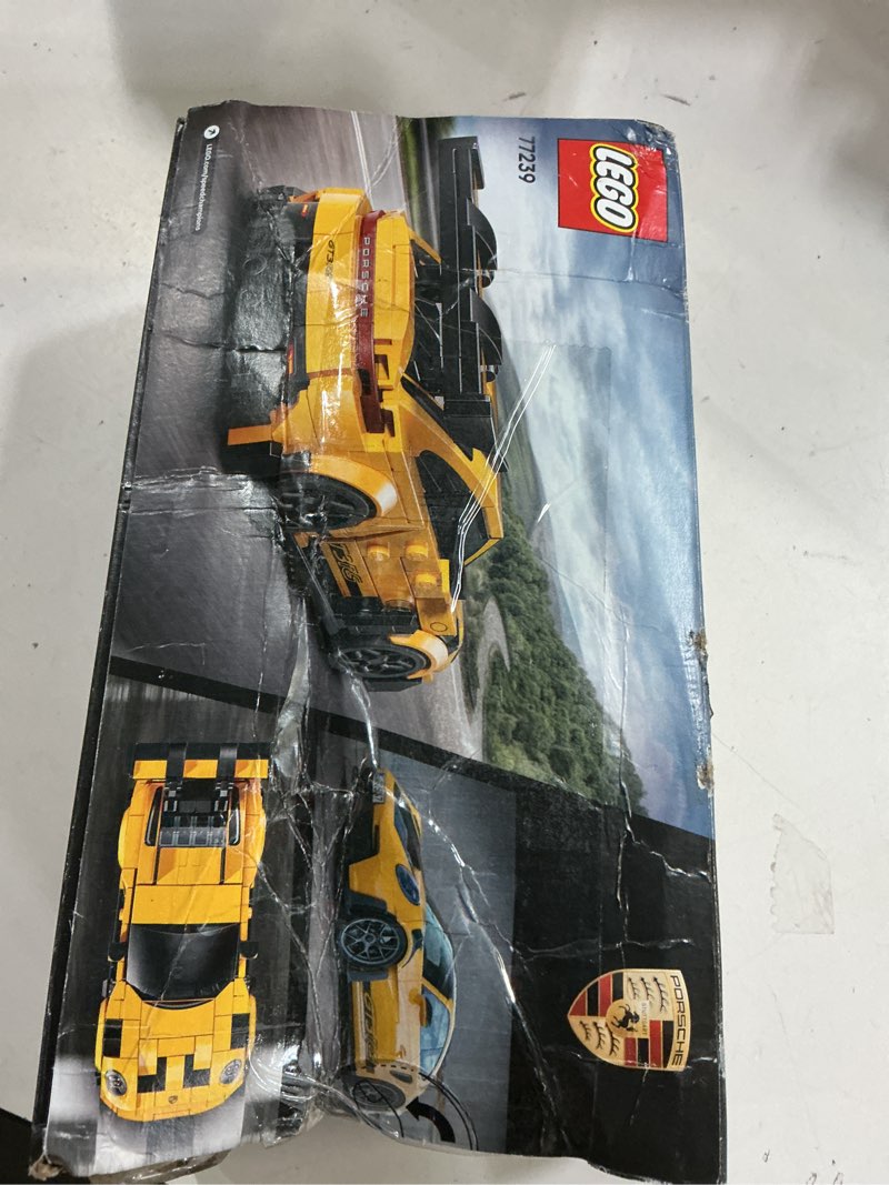 Condition photo showing Good Condition for LEGO Speed Champions Porsche 911 GT3 RS Super Car Toy - Model Kit & Pretend Play Toy for Boys & Girls, Ages 9+ - Sports Car Building Set for Kids & Racing Fans - Gift Idea for Birthdays - 77239