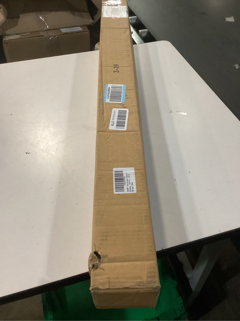 Condition photo showing New/Like New for aosky cordless zebra blinds for windows pull down roller window shades dual layer light filtering privacy for day and night, free-stop door shades for home easy to install (39" w x 72" h, beige) 39"w x 72"h beige