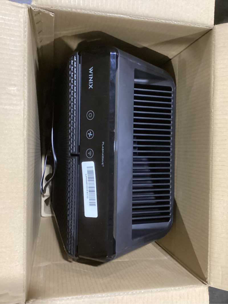 Condition photo showing Good Condition for WINIX 5520 Air Purifier for Home Large Room Up to 1882 Ft² in 1 Hr With Air Quality Monitor, True HEPA, High Deodorization Carbon Filter and Auto Mode, Captures Pet Allergies, Smoke, Dust. Black Air Purifier