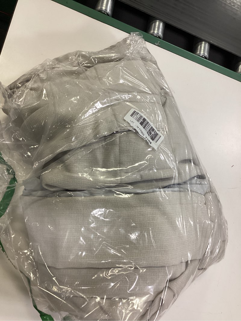 Condition photo showing Good Condition for Pinch Pleated 100% Blackout Linen Curtains 96 Inch Length 2 Panels Pinch Pleat Curtains Black Out Light Blocking Room Darkening Drapes Dual Layer for Bedroom Living Room Window Cream Ivory Natural Natural 40"W x 96"L (Pack of 2)