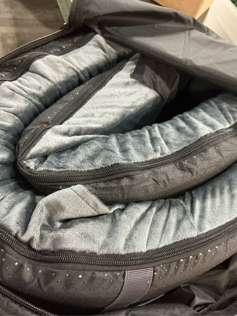 Condition photo showing Good Condition for CYMULA Memory Foam Camping Mattress Pad, CertiPUR-US Sleeping Mat, Portable Roll Up Mattress for Adults, Camping Bed Pads for Sleepover, Car Bed with Travel Bag Grey Small Single/Cot-72x24x3 IN