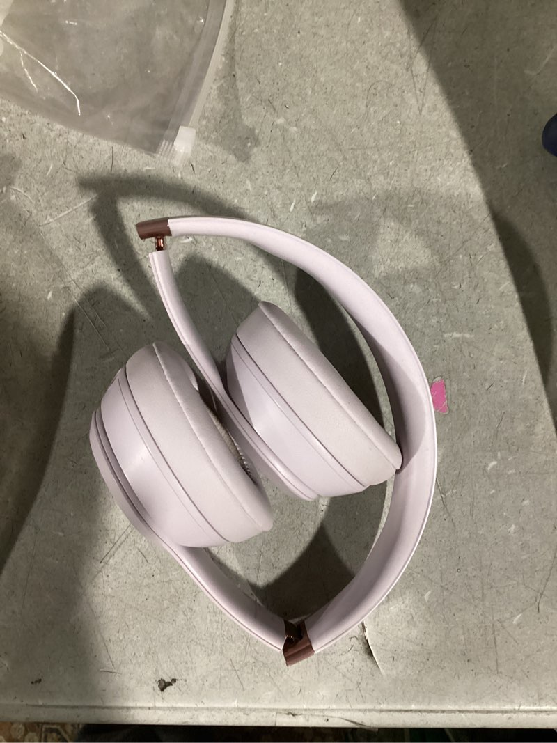 Condition photo showing Good Condition for Beats Solo 4 - Wireless On-Ear Bluetooth Headphones, Up to 50-Hour Battery Life, Ultra-Lightweight Comfort, Powerful and Balanced Sound, Apple & Android Compatible - Cloud Pink Cloud Pink Standalone