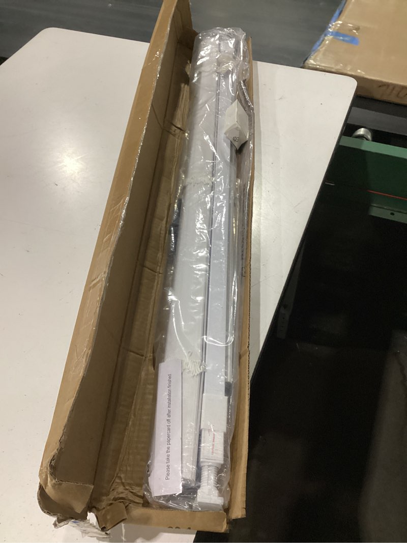 Condition photo showing New/Like New for unishades no drill blinds for windows 1" vinyl l-shaped slats cordless mini blinds for home, for window size 36" w × 36" h white white 36" w × 36" h