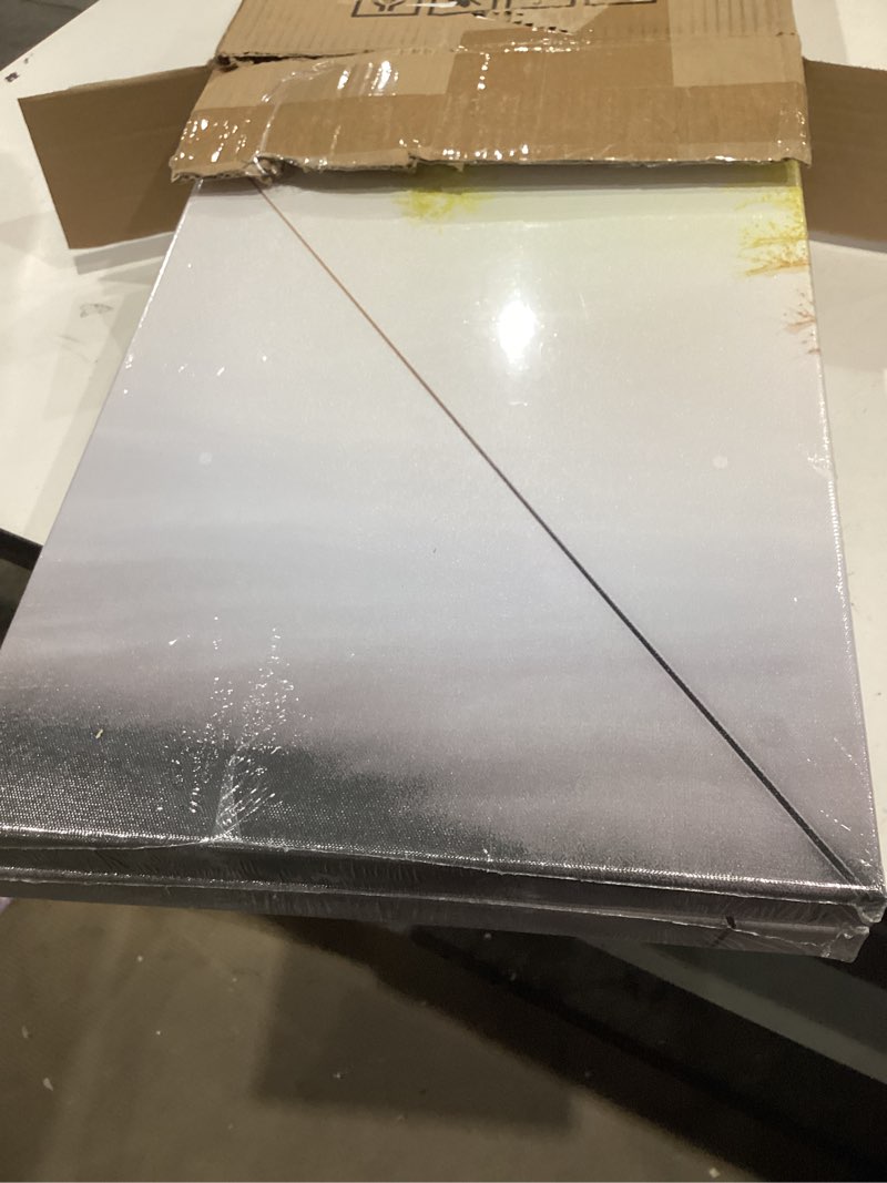 Condition photo showing Good Condition for yeilnm ski mountain posters snowboard picture 4 piece wall art winter canvas