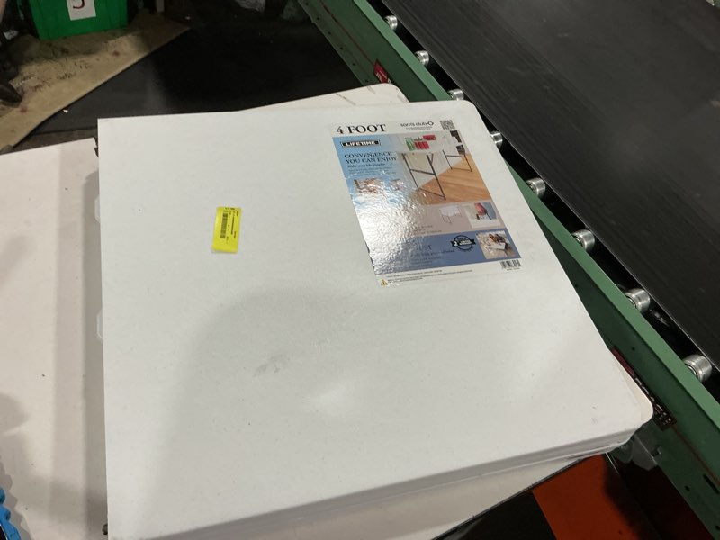 Condition photo showing Good Condition for lifetime 4' residential fold-in-half adjustable height table