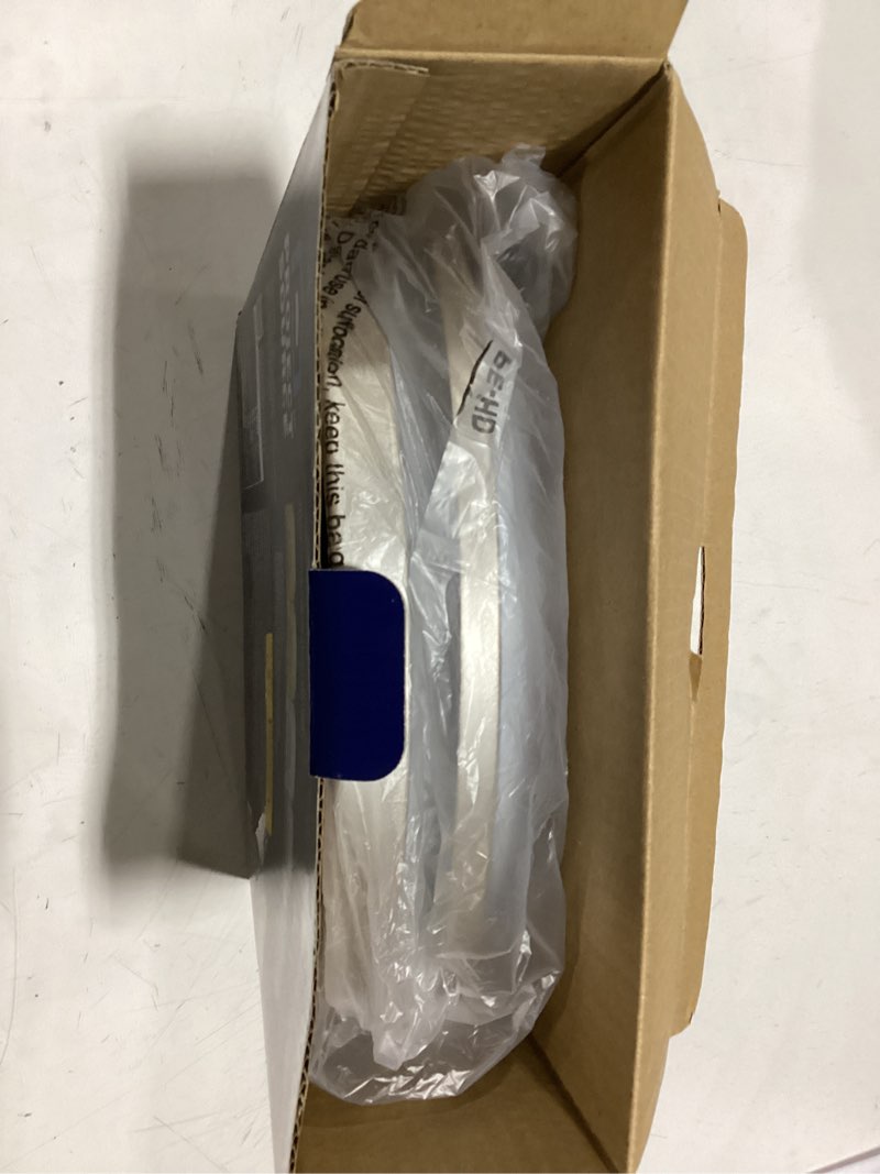 Condition photo showing As Is for project source 1-light 11-in satin nickel integrated led flush mount light