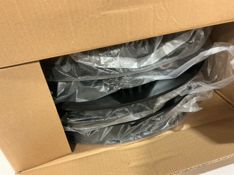 Condition photo showing Good Condition for Hubcaps Wheel Cover Replacement R16 Size Hub Cap Universal-Fit Steel Wheel Rim Caps ABS Tire Covers for Most Cars Trucks Sedans SUV -Set of 4?16-inch?Black? TT-Black 16-inch