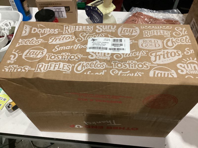 Condition photo showing New/Like New for Doritos Cool Ranch Flavored Tortilla Chips  Cool Ranch  1 oz Bags  40 Count