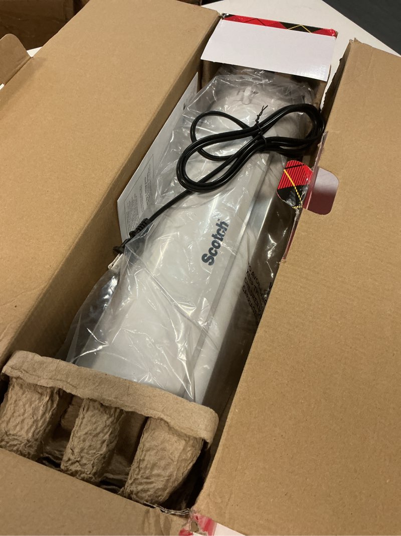 Condition photo showing Good Condition for scotch thermal laminator, extra wide 13 inch input, ideal for teachers, small offices, or home (tl1302x) scotch tl1302x thermal laminator