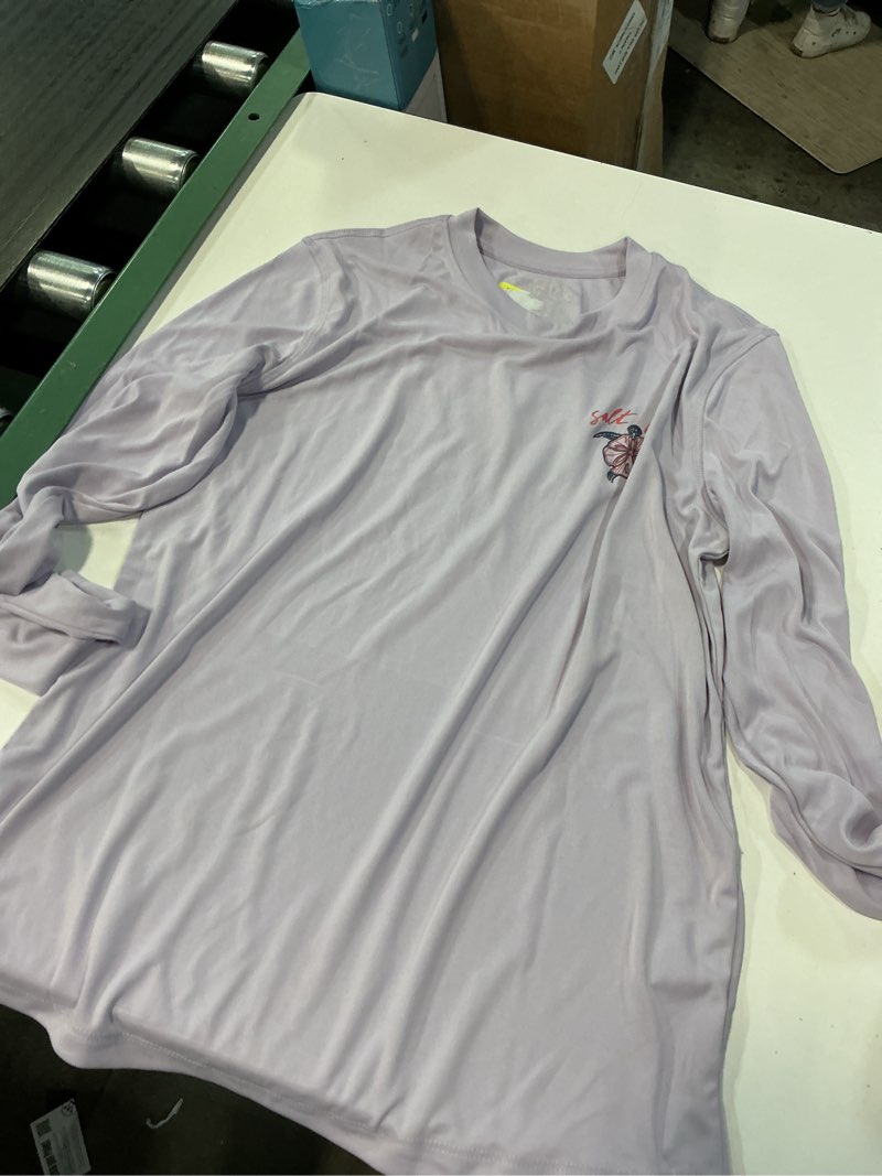 Condition photo showing Good Condition for salt life women's long sleeve uv tee size l
