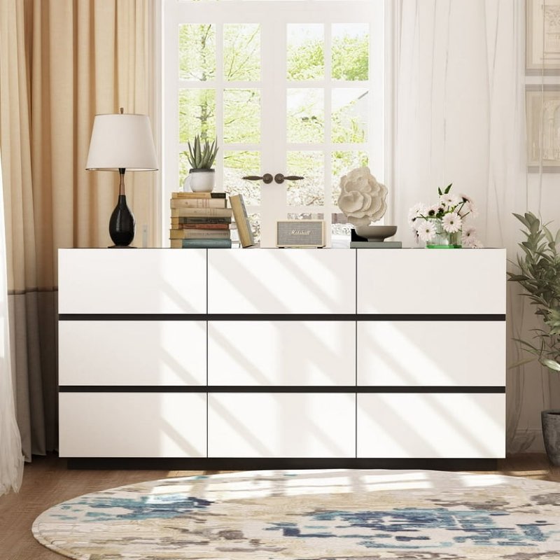 63" Wide 9 Drawers Dresser