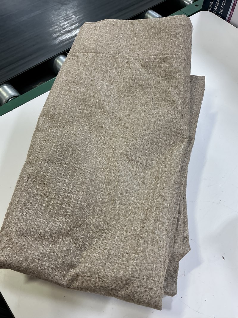 Condition photo showing Good Condition for (illustrative image)  sun zero vance 2-piece magnetic closure 100% blackout back tab curtain panel pair, dusty terracotta, 36 w x 63\\\"l