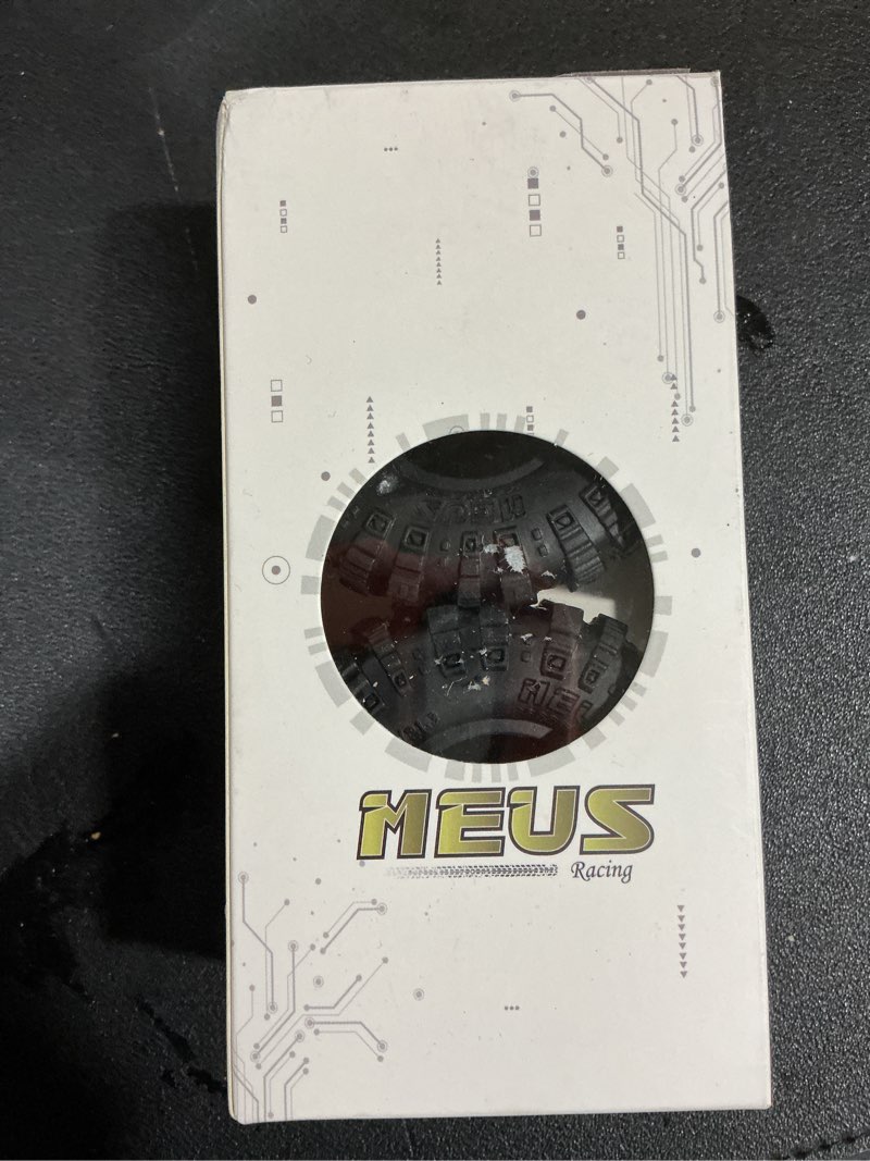 Condition photo showing New/Like New for MEUS RACING 1.3" MS6 Super Bouncer Crawler Tires and Super Soft Silicone Rubber Inserts for TRX4M SCX24 FCX24 AX24 1/24 1/18 RC Crawler
