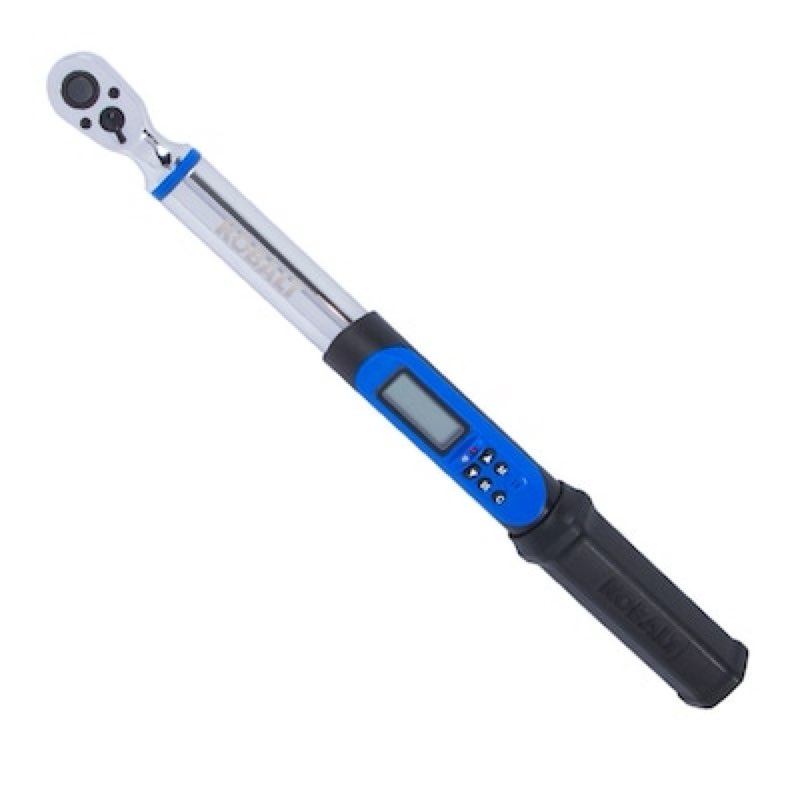 Kobalt 3/8-in Drive Digital Torque Wrench 5-ft/lb to 100-ft/lb with Batteries Included