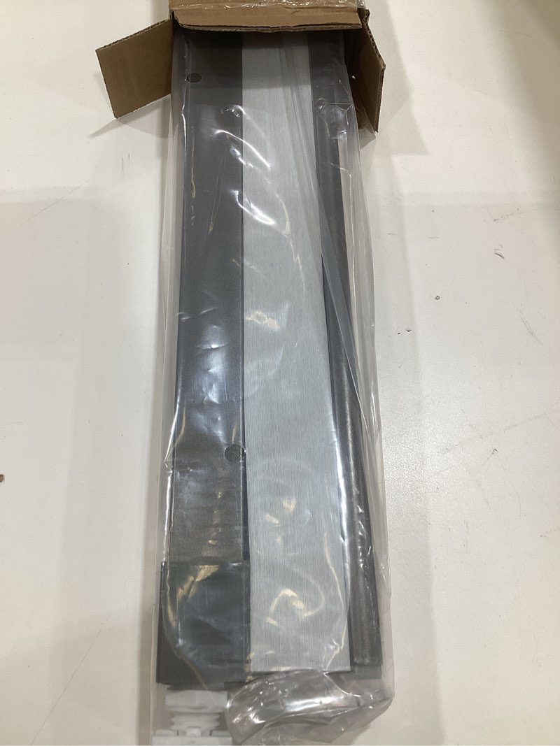 Condition photo showing As Is for lazblinds cordless cellular shades, no tools no drill blackout honeycomb shades pleated blinds for windows, 20'' w x 48'' h, midnight black blackout-midnight black 20'' w x 48'' h