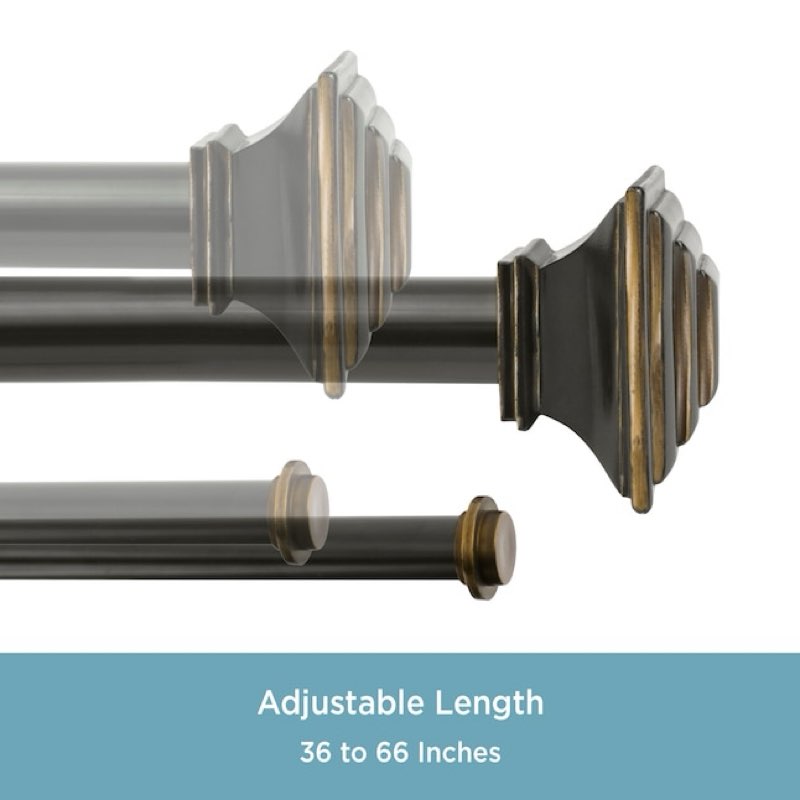 Extendable Drapery Rod  36”-66”
