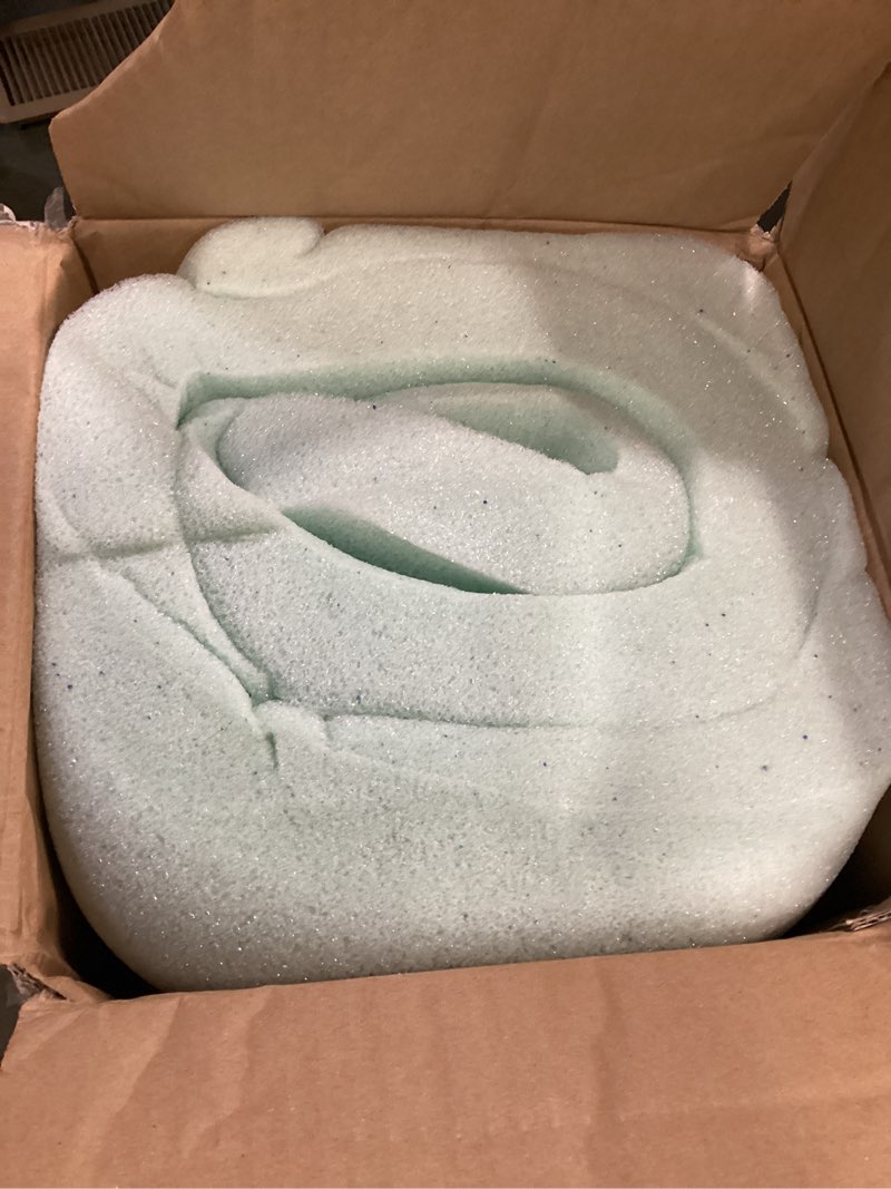 Condition photo showing As Is for Linenspa Memory Foam Mattress Topper - 2 Inch Gel Infused Memory Foam - Plush Feel - Cooling and Pressure Relieving - CertiPUR Certified - Dorm Room Essentials - Twin XL Size Twin XL 2 Inch Topper Only