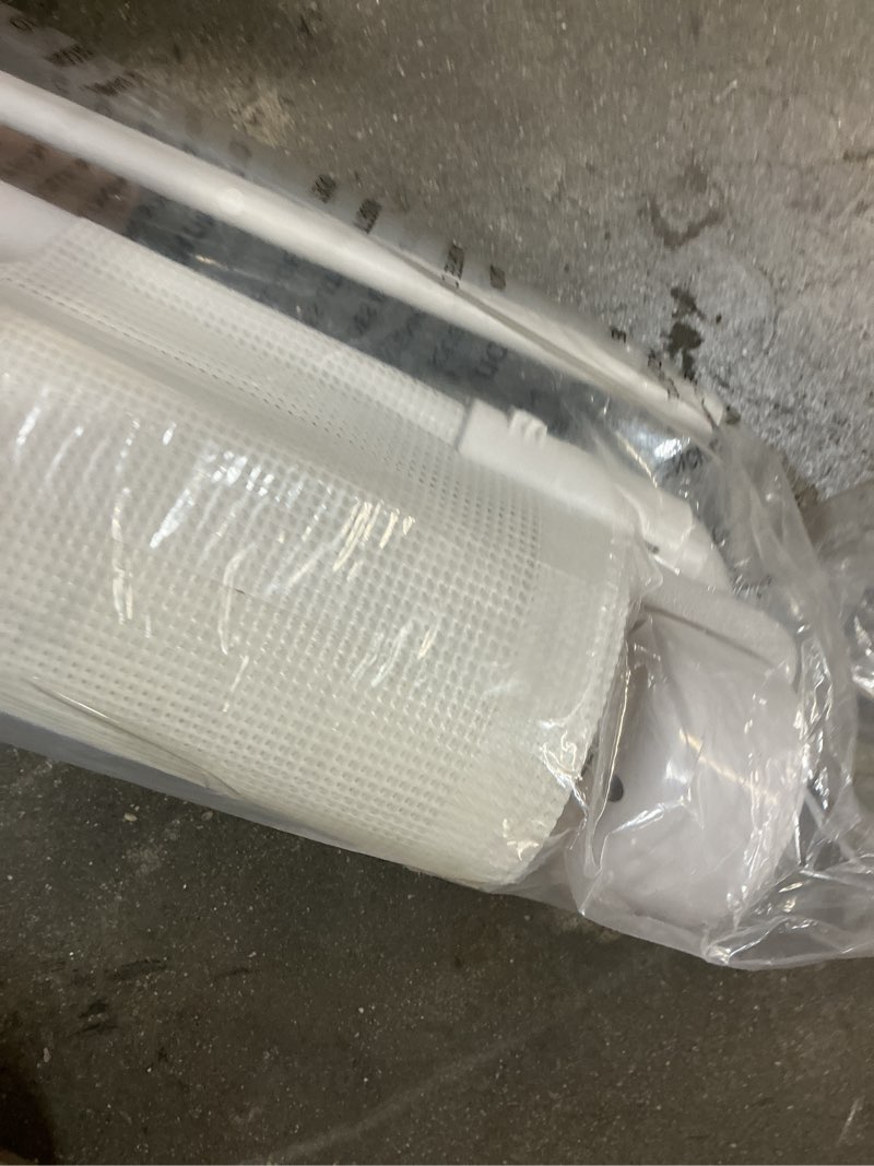 Condition photo showing Good Condition for upgrade retractable baby gates extra wide(200" w x 42" h), 200 inch reinforced retractable dog gate to prevent crawling through, retractable gate outdoor/indoor, real one-handed operation, white white 42" tall x 200" wide