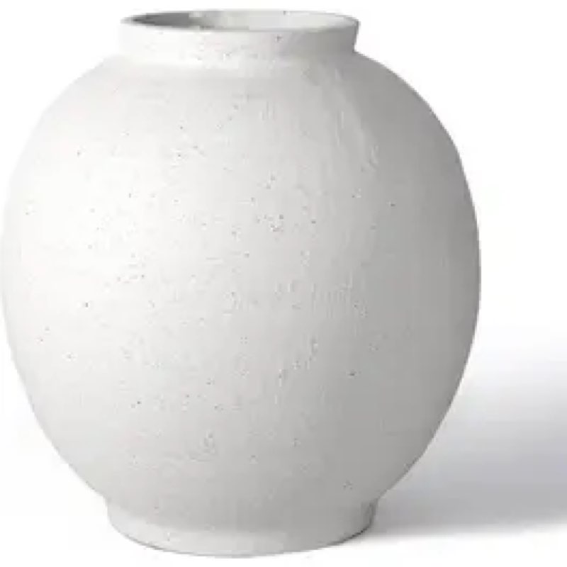 extra large white ceramic flower vase, decorative jar oversize modern centerpiece table decorations,