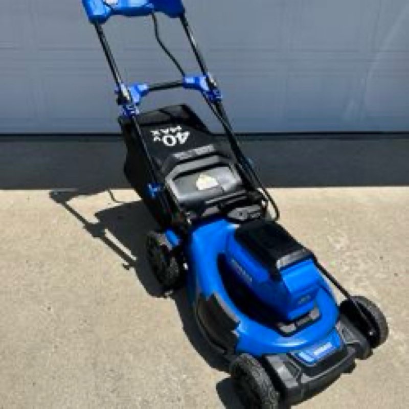 kobalt gen4 40 - volt 20 in self propelled battery mower with ( 6ah battery )
