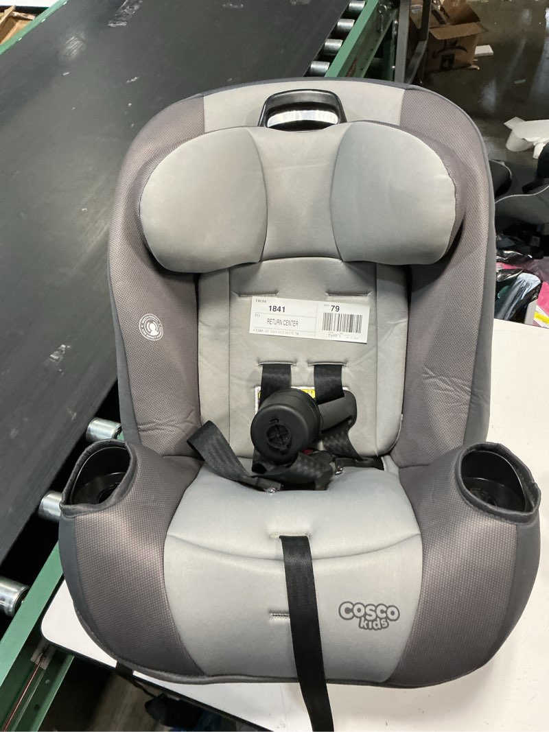 Condition photo showing Good Condition for cosco kids entrada infant and toddler convertible car seat, shady day, grey
