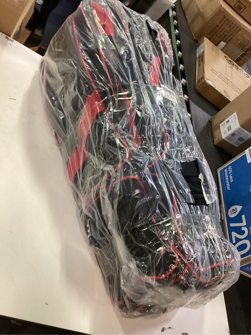 Condition photo showing Good Condition for BOSSTIN 3-4 Ball Bowling Bags with Wheels, Secure Hook & Loop Fixed Ball Cup & Shoe Compartment (Fits Up to Size 16), Roller with Multi-Pockets Red 3-ball