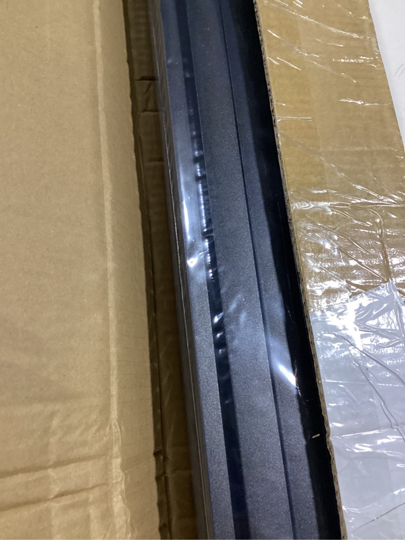 Condition photo showing Good Condition for hziu 25 pack deck balusters 36 inch rectangle deck railing balusters with end caps & stainless screws, outdoor face mount metal spindles for porch stair 36 inch black-rectangle 25