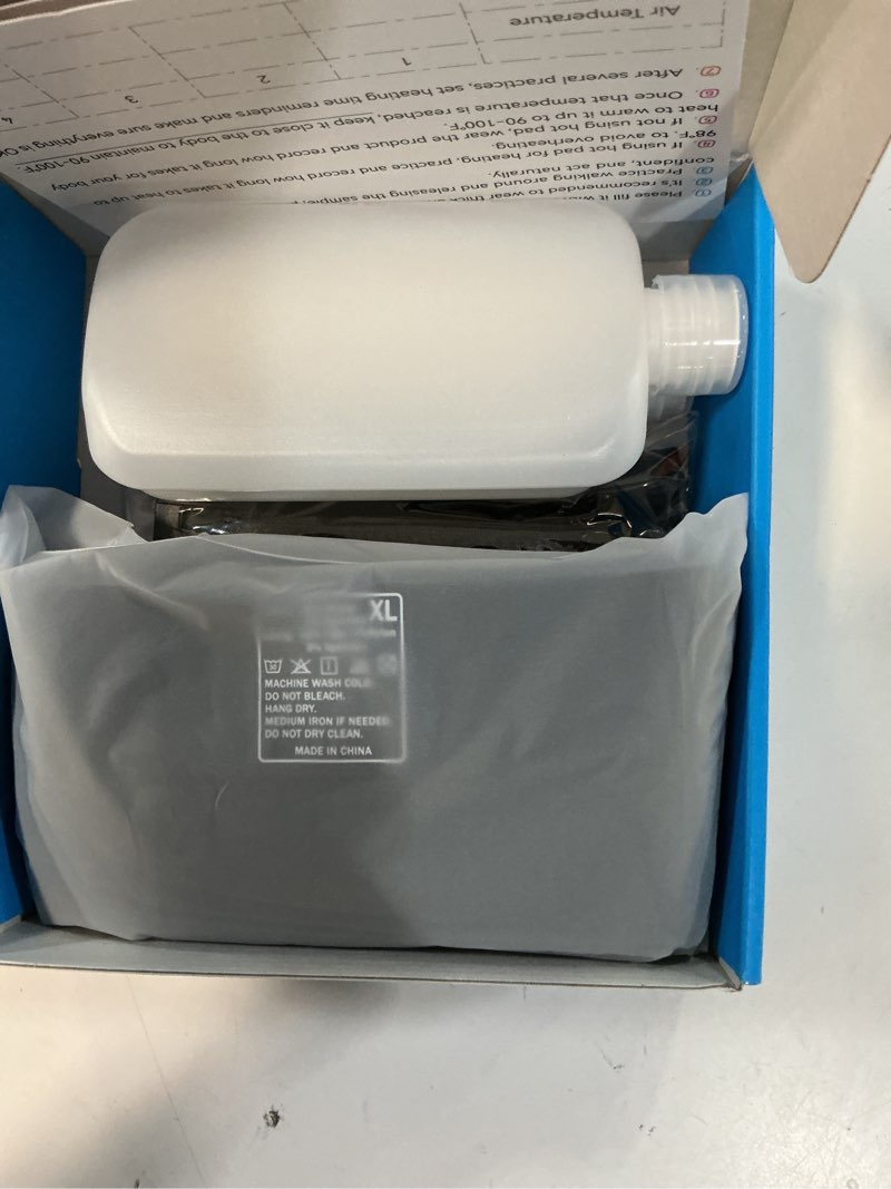 Condition photo showing New/Like New for urine test complete kit - 2 urine empty bottles of 3.5 oz each, 1 hi-stretch hidden leg strap, 10 temperature test strips and 1 storage pouch, 1 lining pocket boxer brief for travel testing (xl)