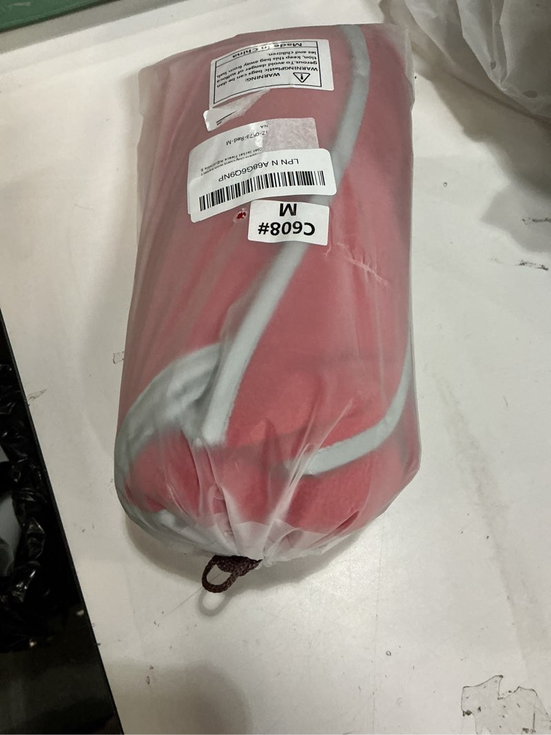 Condition photo showing Good Condition for Greyhounds Lurchers Whippets Dog Coats with Reflective Stripe Dog Winter Coat Jacket Fleece Adjustable Band - Red - M Medium (Length: 22"-23.5") Red