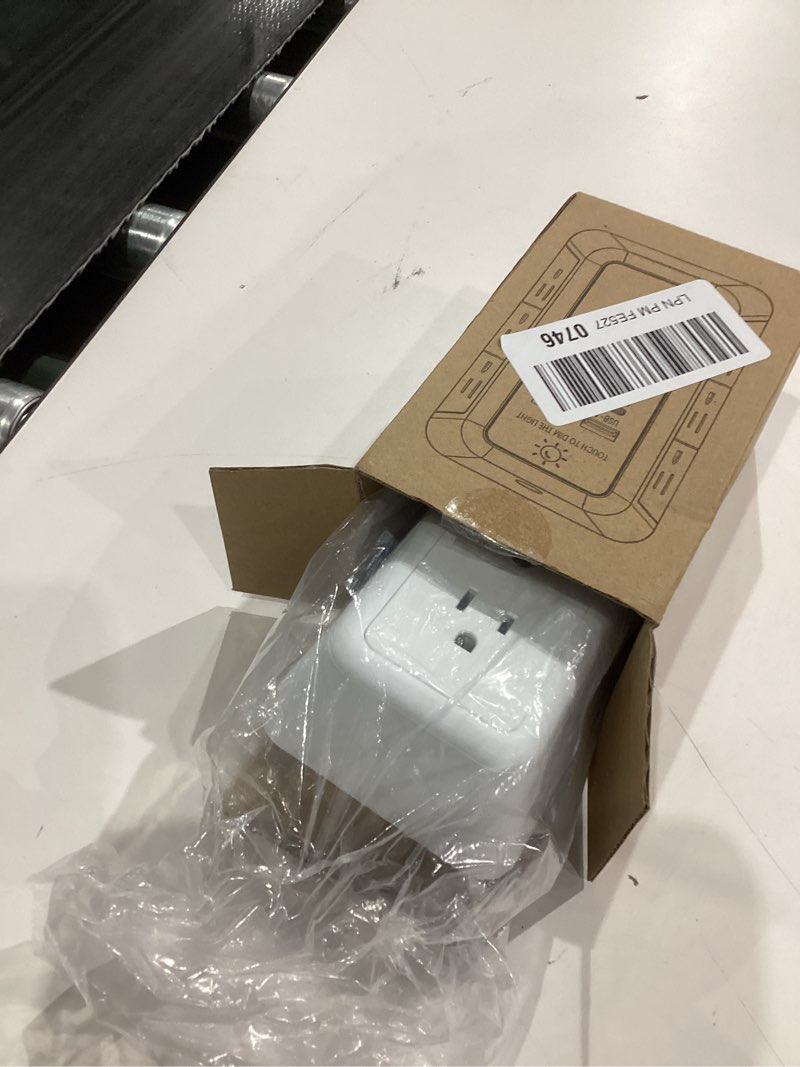 Condition photo showing Brand New for Multi Plug Outlet, USB Wall Charger, Surge Protector, 7 Outlet Extender with 4 USB Charging Ports (2 USB C) 1680J Power Strips Outlets with Night Light, Wall Plug Adapter Spaced for Home Travel Office