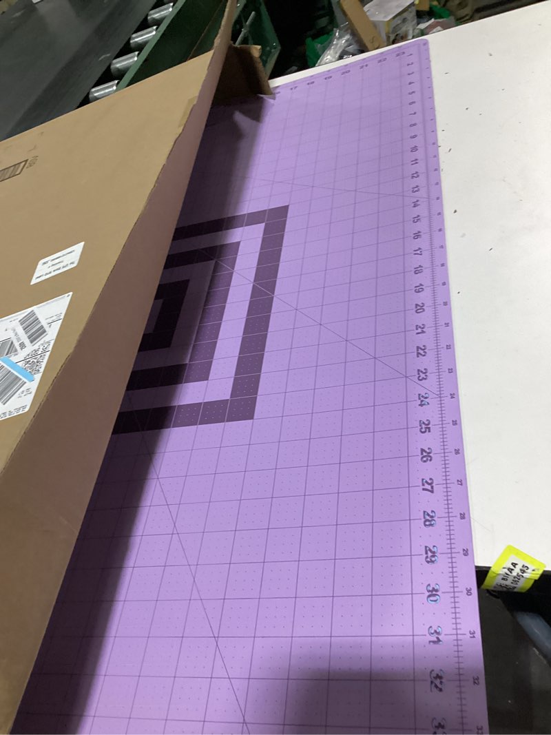 Condition photo showing New/Like New for Fiskars Self Healing Cutting Mat with Grid for Sewing, Quilting, and Crafts - 24" x 36” Grid – Lilac/Mountain Haze