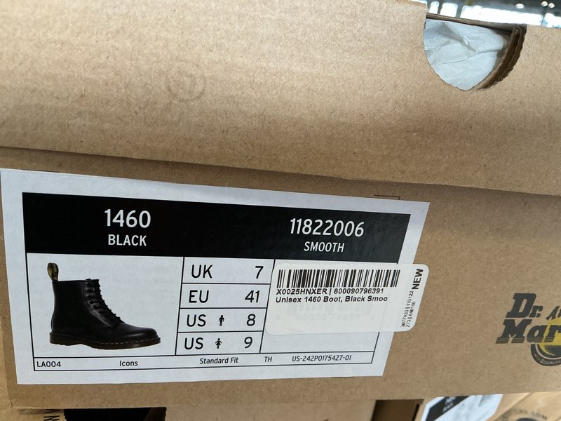 Condition photo showing New/Like New for Dr. Martens Unisex-Adult 1460 Mid Calf Boot 9 Women/8 Men