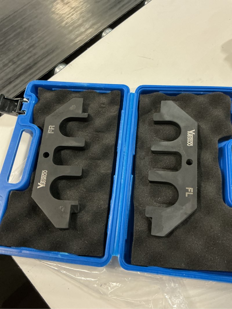 Condition photo showing Good Condition for camshaft holding alignment timing tool, compatible with ford f150 mustang 5.0 coyote v8 engine 2010-2017, compatible with gen 1 & gen 2 5.0 coyote engine, cam locking timing tool 2010-2017 2 pcs
