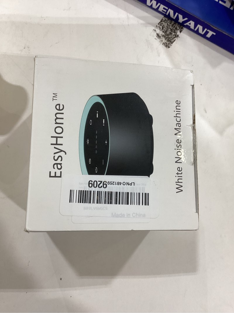 Condition photo showing Good Condition for EasyHome Sleep Sound Machine White Noise Machines with 30 Soothing Sounds 12 Adjustable Night Light 10 Adjustment Brightness 32 Levels of Volume 5 Timers and Memory Function Home Travel Office Black