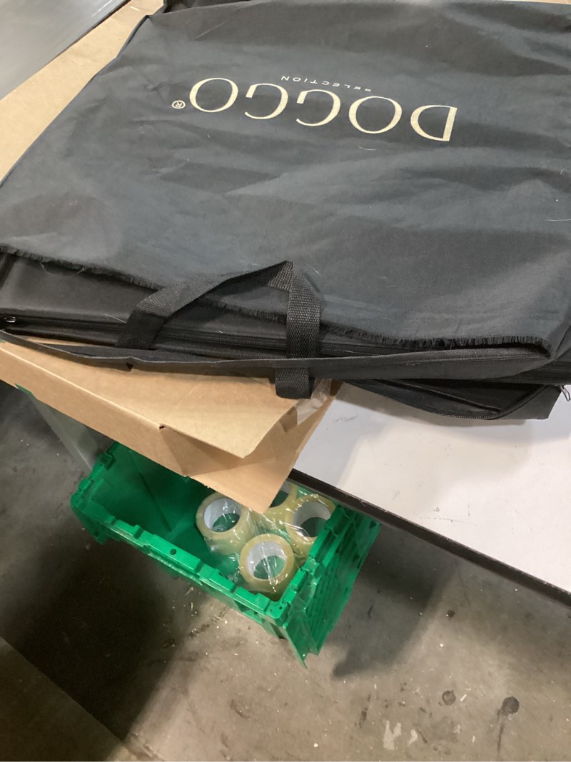 Condition photo showing As Is for Premium Dog Car Seat & Back Seat – Waterproof & Non-Slip Travel Hammock with Storage Pockets | Secure & Comfortable Pet Seat Cover for Medium Dogs – Fits Cars, SUVs & Trucks (Brown)