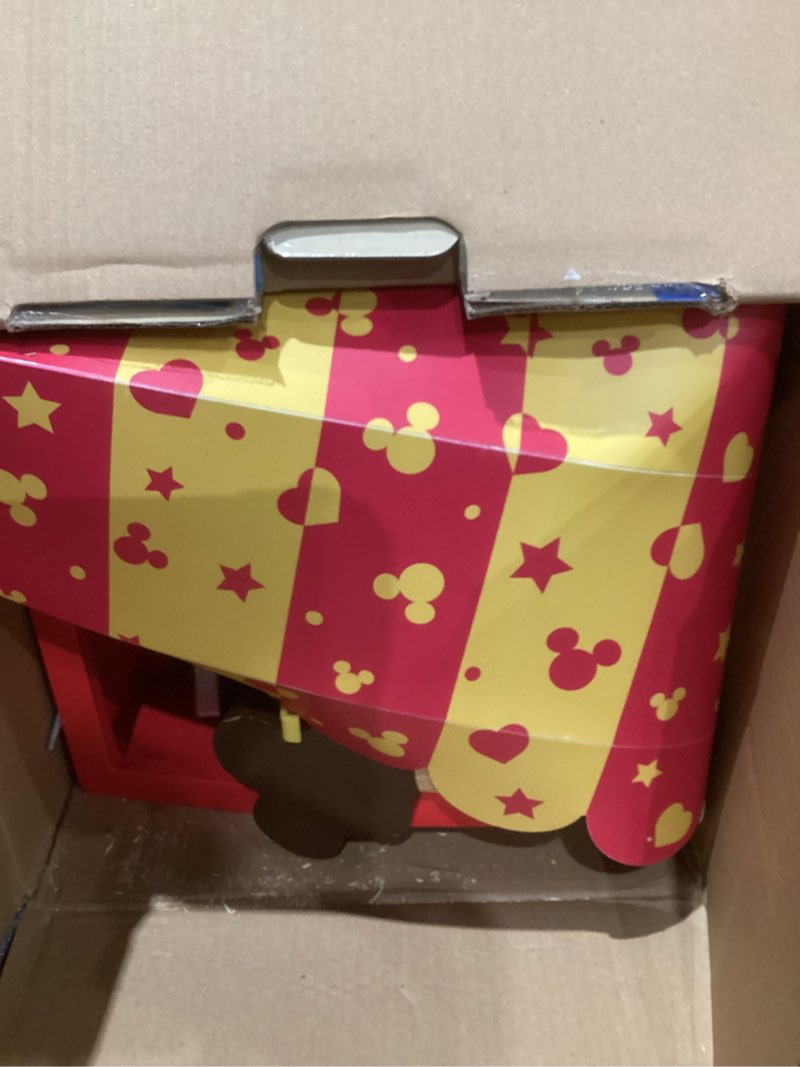 Condition photo showing As Is for Melissa & Doug Disney Snacks & Popcorn Wooden Pretend Play Food Counter