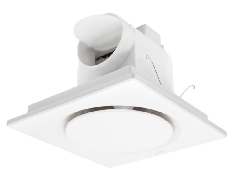 POWERENG Bathroom Fan Ultra-Quiet Bathroom Ventilation, Exhaust Fan,123CFM 0.7 Sones 40W,4 Inch Duct