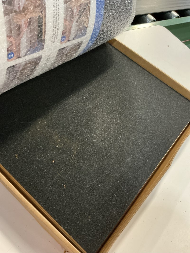 Condition photo showing As Is for dog nail scratch pad with sandpaper filing replacement sandpapers included and non-slip pad, scratch board trimming tool alternative to dog nail clippers and grinders (without treat box)