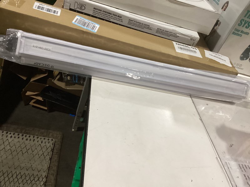 Condition photo showing Good Condition for joydeco no tools no drill window blinds for indoor windows, blackout shades cellular shades cordless, no drill blinds for windows, window shades for home, bedrooms, doors (white, 35" w x 64" h) white - no drill design 35"w x 64"h