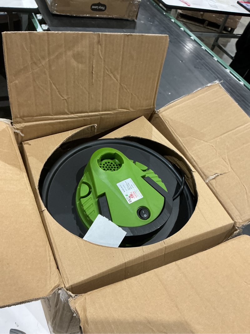 Condition photo showing Good Condition for vanpore ash vacuum cleaner 5.2 gallon with 1200w suction power&wheeled base, ash vacuum for pellet stoves, fireplaces, grill, wood stove, fire pits,green