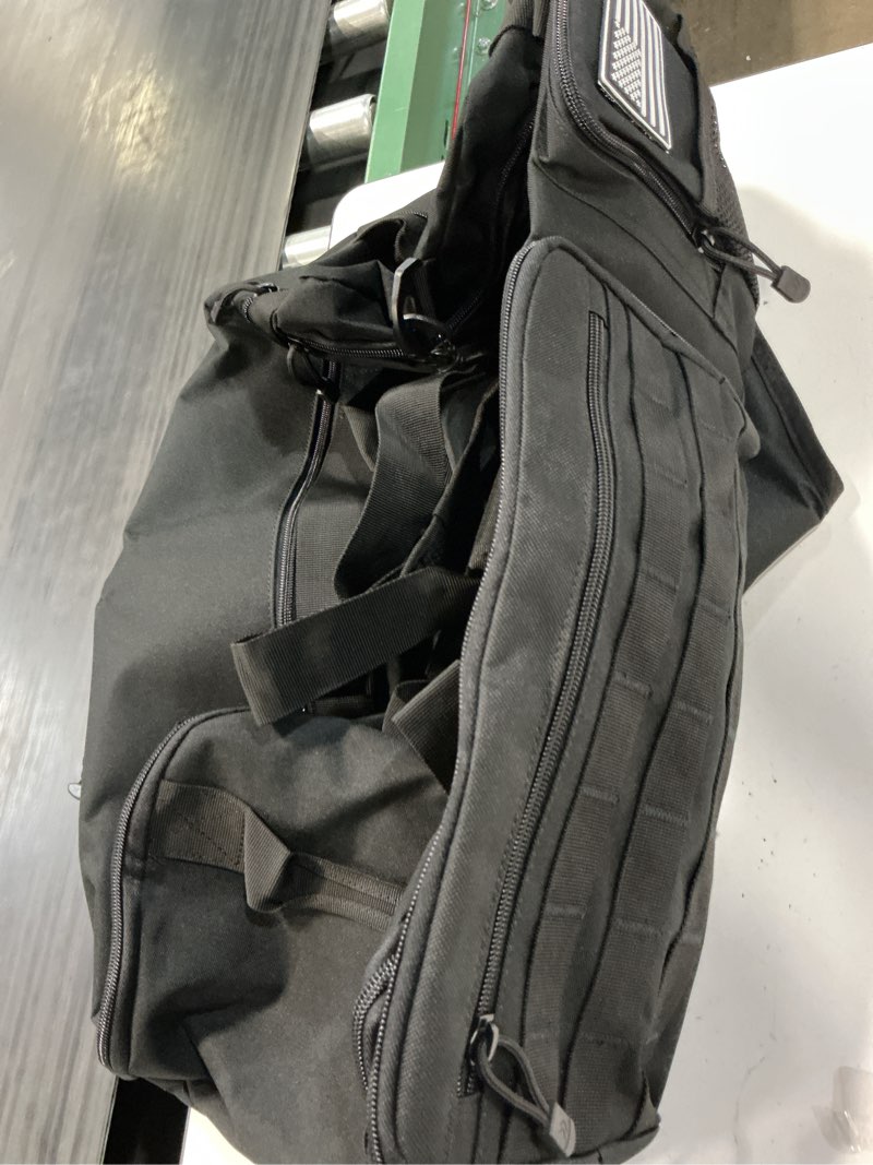 Condition photo showing Good Condition for g4free 3-in-1 expandable 55l duffle bag for travel gym, large duffel backpack for men women with shoes compartment, black