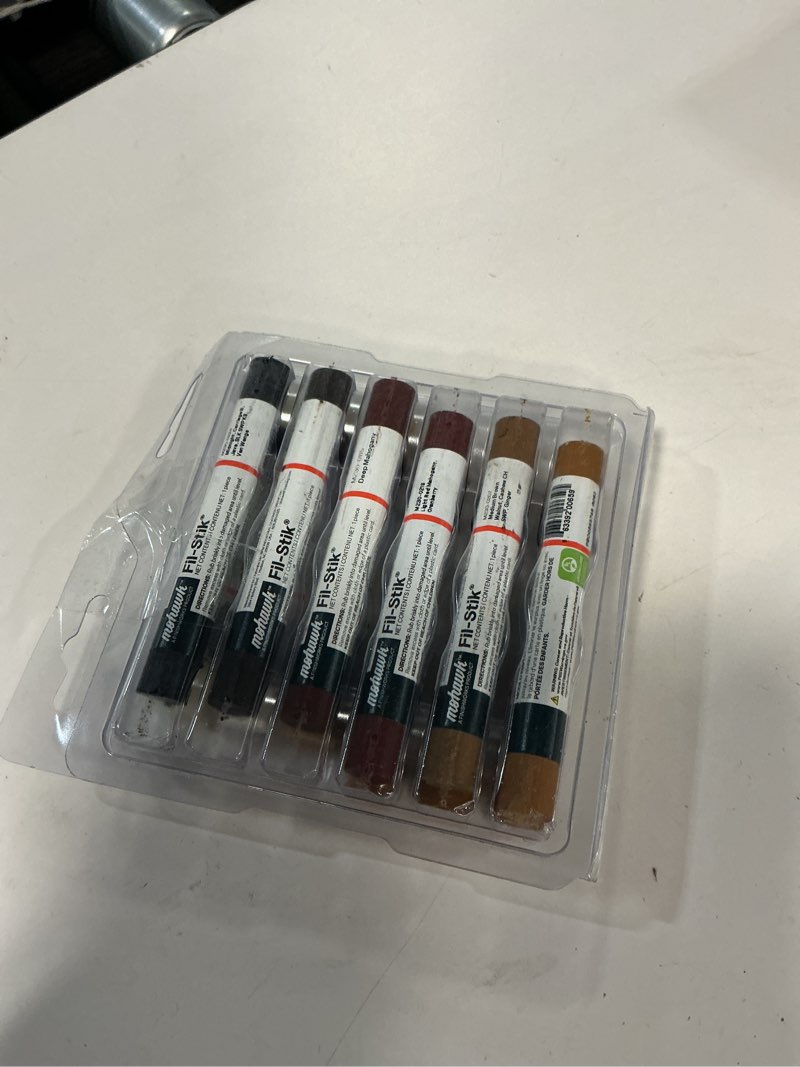 Condition photo showing Good Condition for mohawk finishing products m230-1250 fil-stik repair pencils (12 pk), multicolor