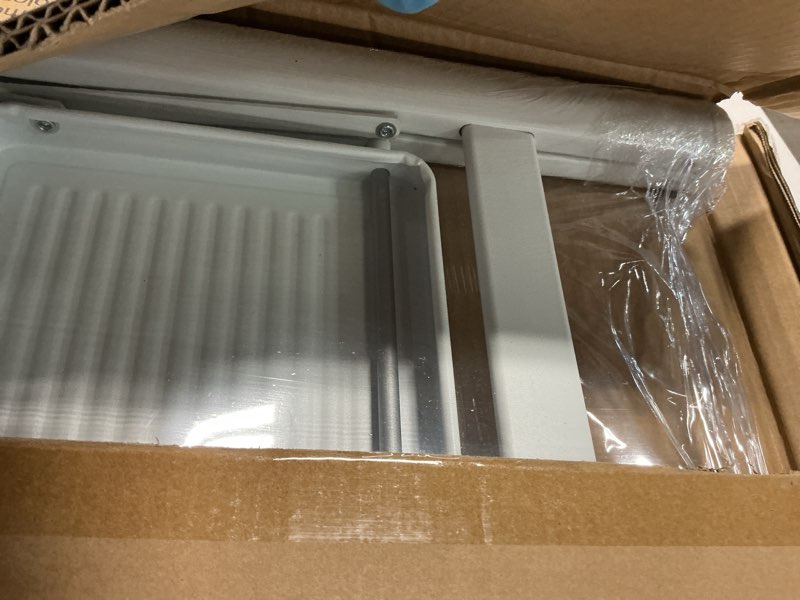 Condition photo showing Good Condition for WOA WOA 2 Step Ladder, Folding Step Stool with Broad Pedals, Compact Stepping Stool, Sturdy Steel Ladders for Home with Anti-Slip Feet, Supports up to 330 lbs - White White 2 Step