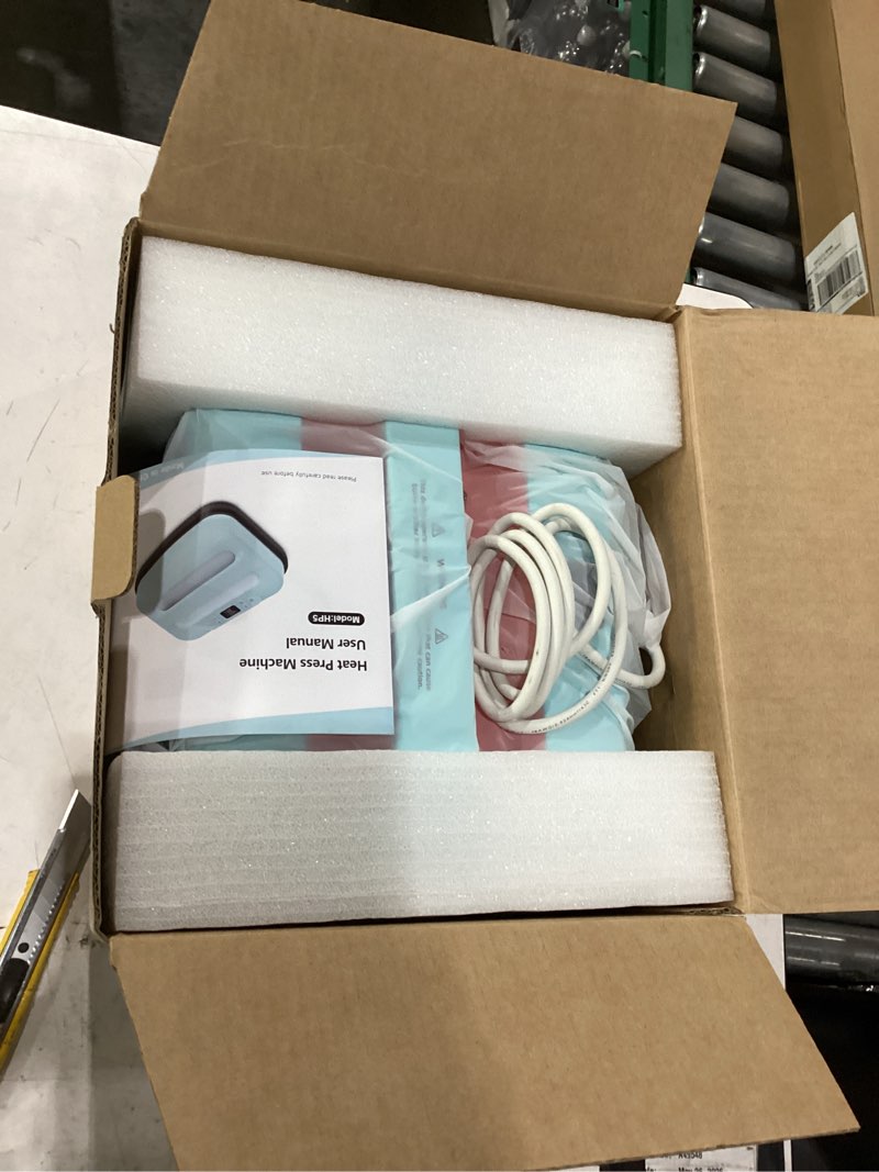 Condition photo showing New/Like New for mecolour heat press machine for t-shirts 12"x10", heat transfer machine 110v for sublimation,tote bags,pillows,dresses, fast heating, high pressure, precise temperature control, insulated safety base