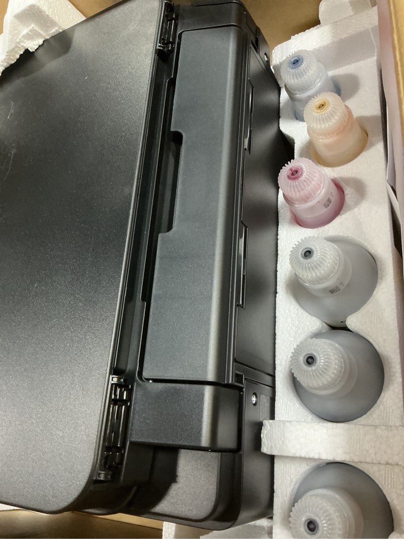 Condition photo showing Good Condition for canon pixma g6020 all-in-one supertank wireless (megatank) printer, copier and scan with mobile printing, black, works with alexa