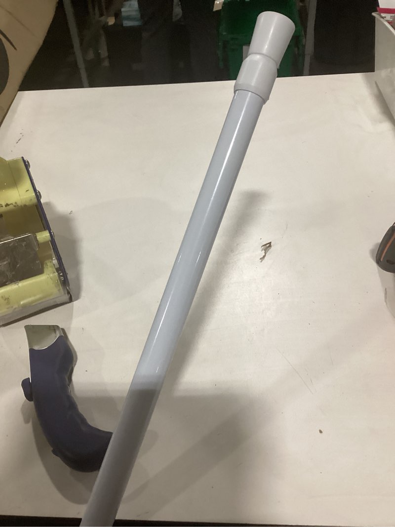 Condition photo showing Good Condition for uxcell Tension Curtain Rod, Adjustable 51 to 98 inches, 0.79" Dia White Spring Tension Rod No Drilling Expandable Tension Rod for Doorway, Kitchen 51-98 inch