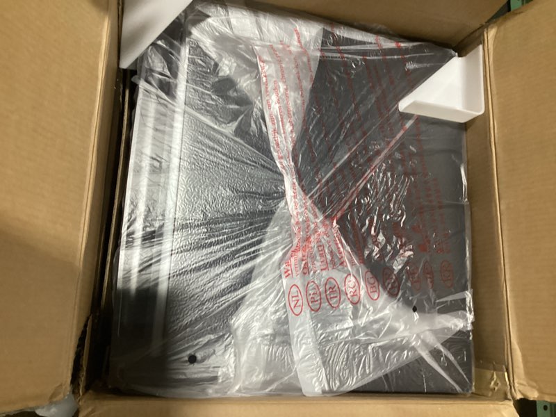 Condition photo showing As Is for FRIGIDAIRE EFR376-BLACK 3.1 Cu Ft Black Retro Bar Fridge with Side Bottle Opener