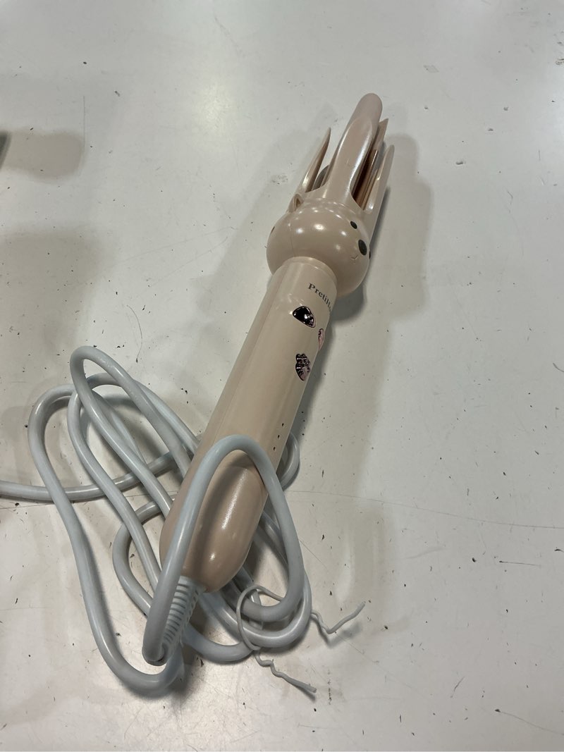 Condition photo showing Good Condition for pretihom automatic rotating curling iron - 1.1 inch (28mm) curling wand for beach waves, anti-scald, anti-tangle, ceramic coating, dual voltage, hair curler for women, all hair types
